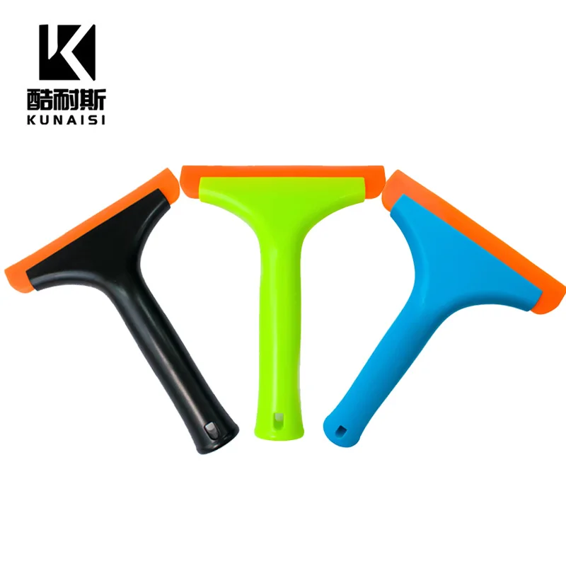 2023 Super Flexible Silicone Squeegee Auto Water Blade Water Wiper Shower  Squeegee Long Handle for Car Windshield Window - AliExpress