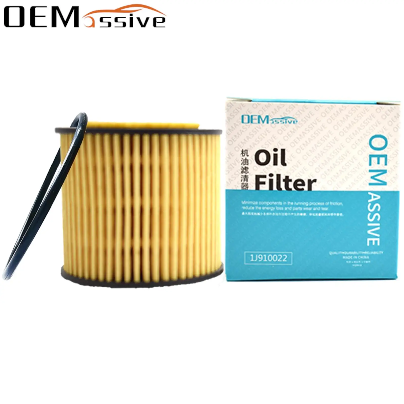 Filtro Olio 2Pc Per Vw Polo 5 Mk5 6R 6C 9N 2007 - 2019 Cgpa Cgpb Bbm Axy Bmd Azq Bme Bzg 1198Cc 1.2 L Corpo Scatola Motore/Hatchback