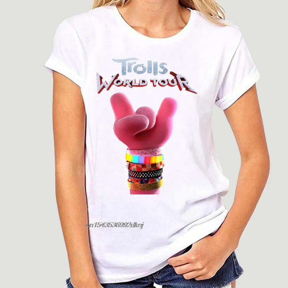 Trolls World Tour 2020 Movie Poppy T Shirt Black Navy Per Uomo Donna 0722A