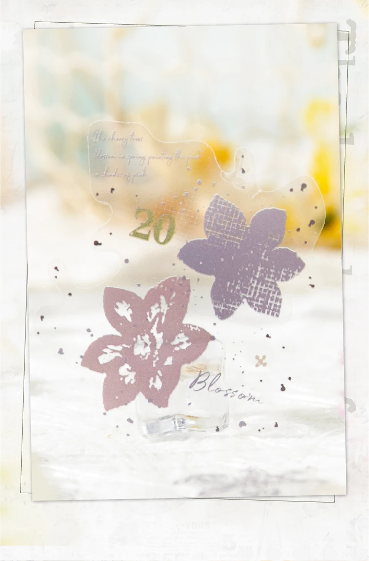 Journal GO 30 Stück Vintage Pflanzen- und Blumen-Aufkleber Ästhetische Kreative Deko Junk Journal Scrapbooking Materialien und Zubehör – Detail 10