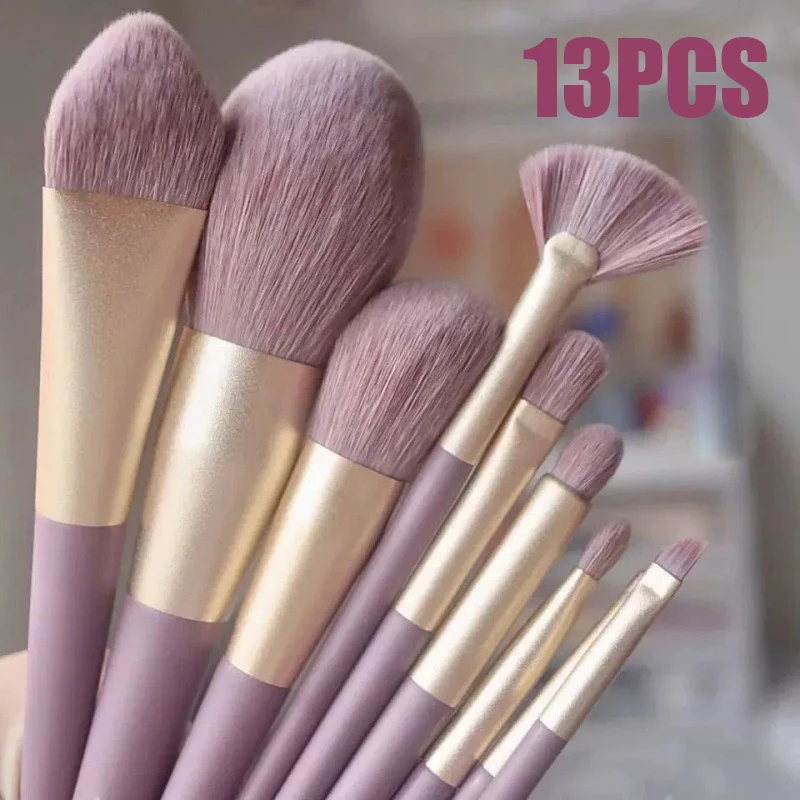 13Pcs Soft Fluffy Makeup Brushes Set for cosmetics Foundation Blush
