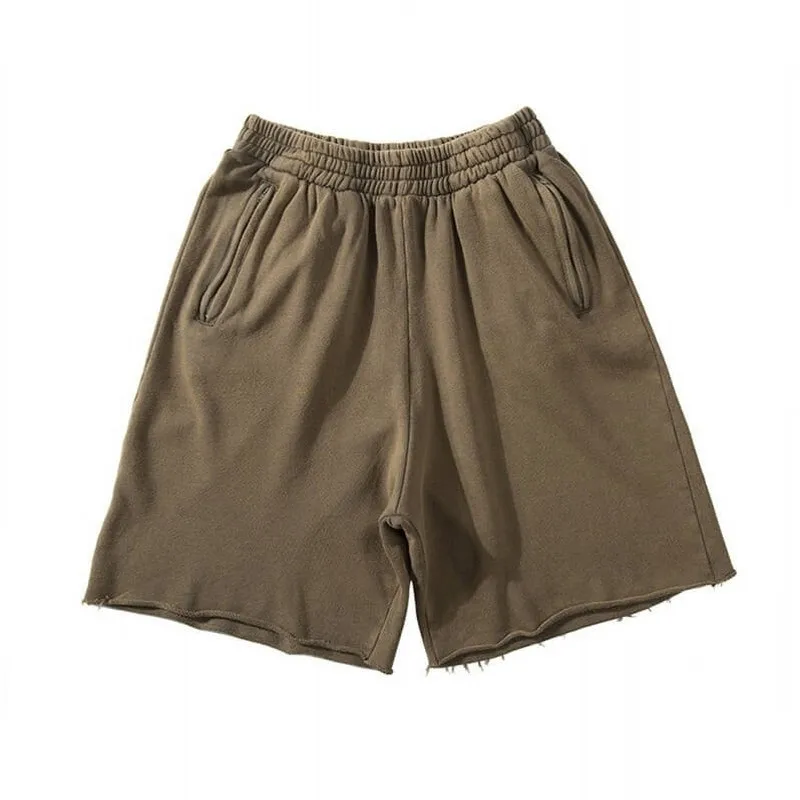 Men's Grey Cotton Shorts Image 13
