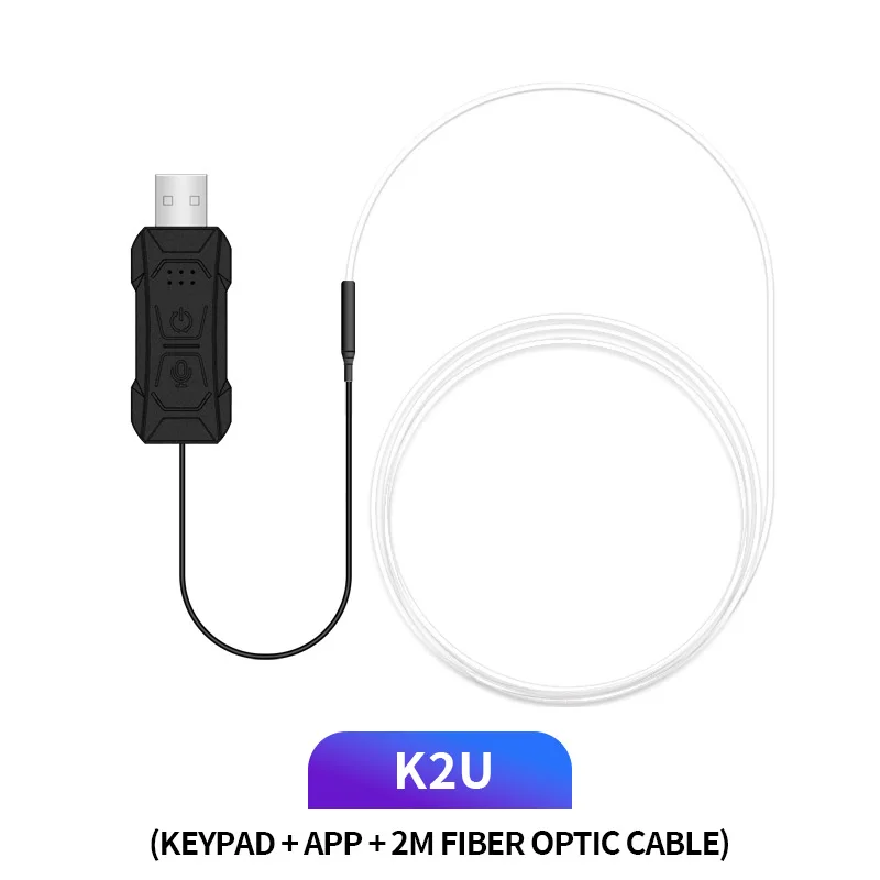 ตัวเลือกสินค้า ไฟ LED รถยนต์ RGB ไฟเบอร์ออปติก ควบคุมผ่านแอป