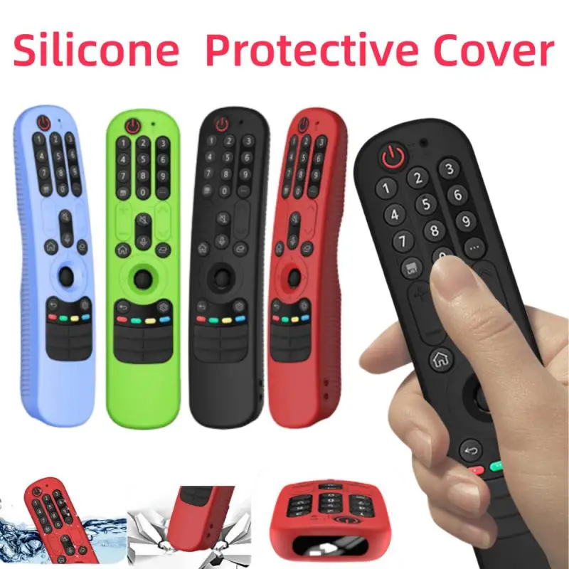 Remote Control Protective Cover Smart TV Magic Remote Shockproof Protection Silicone Case LG AN-MR21GC/ MR21N / MR21GA Silicone Remote Case Silicone Remote Cover Silicone Remote Sleeve Remote Controller Cover Silicone Case Protector