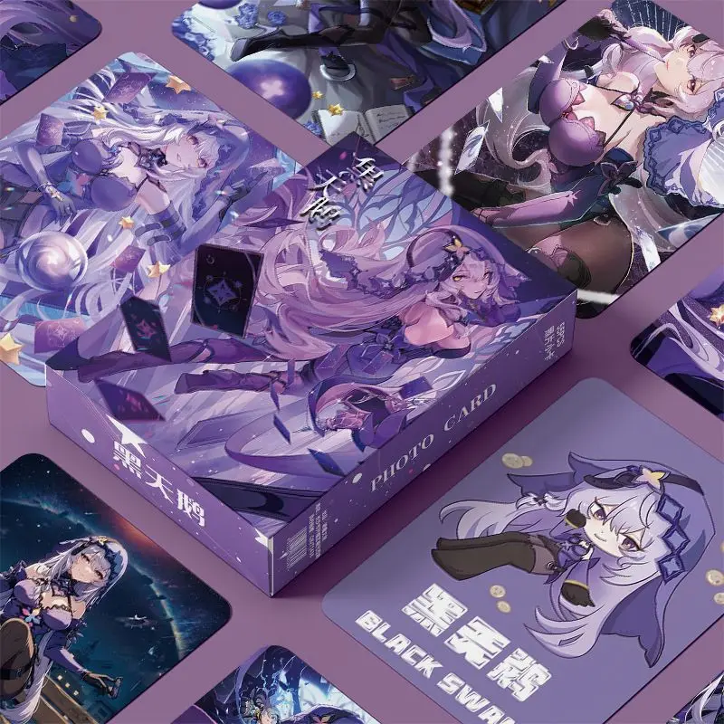 

Черные лебеди, блестящие закладки Робина, аниме, Honkai, звезда, рельс, закладки для книг, страница, MarkerSupplie, мультфильм, ЛОМО, фото, таро, карточка, подарок