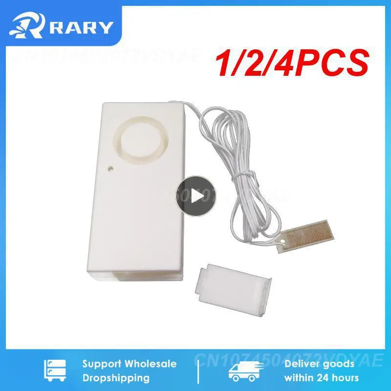CoRui 홈 알람 누수, 110dB 스팟 알람, 스마트 센서 감지기, 홍수 경보, 범람 경보 시스템, 1 개, 2 개, 4 개