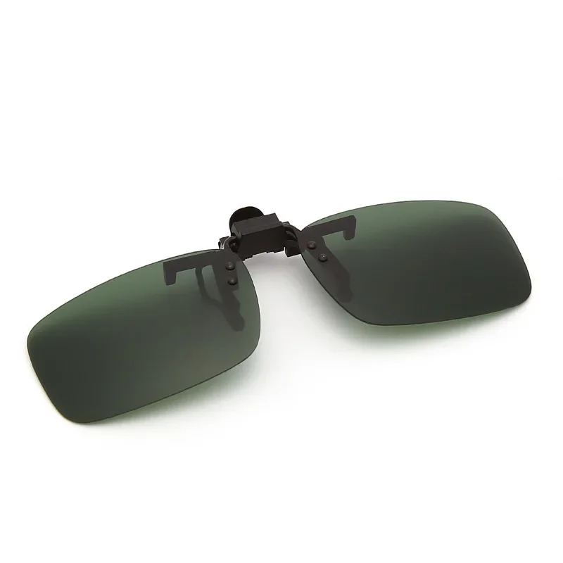 Sunglasses Clips Night Vision Clip on Flip up Anti Glare Polarized Lens