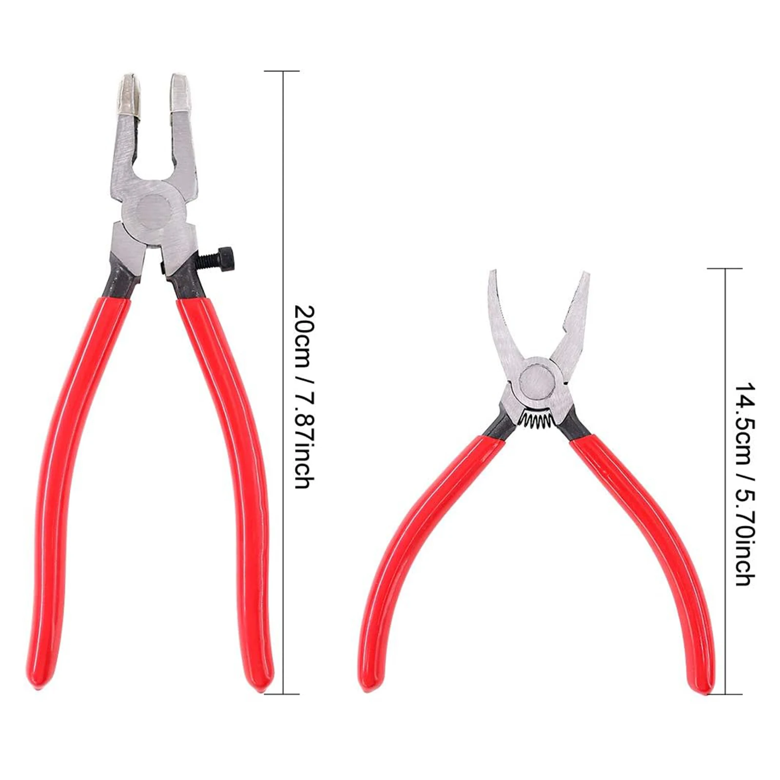 Clește pentru spargerea sticlei Clește pentru rulare pentru sticlă Clește pentru chei Instrument de tăiere a sticlei pentru arta mozaicului Vitralii de fuzionare a sticlei groase_voghion.com