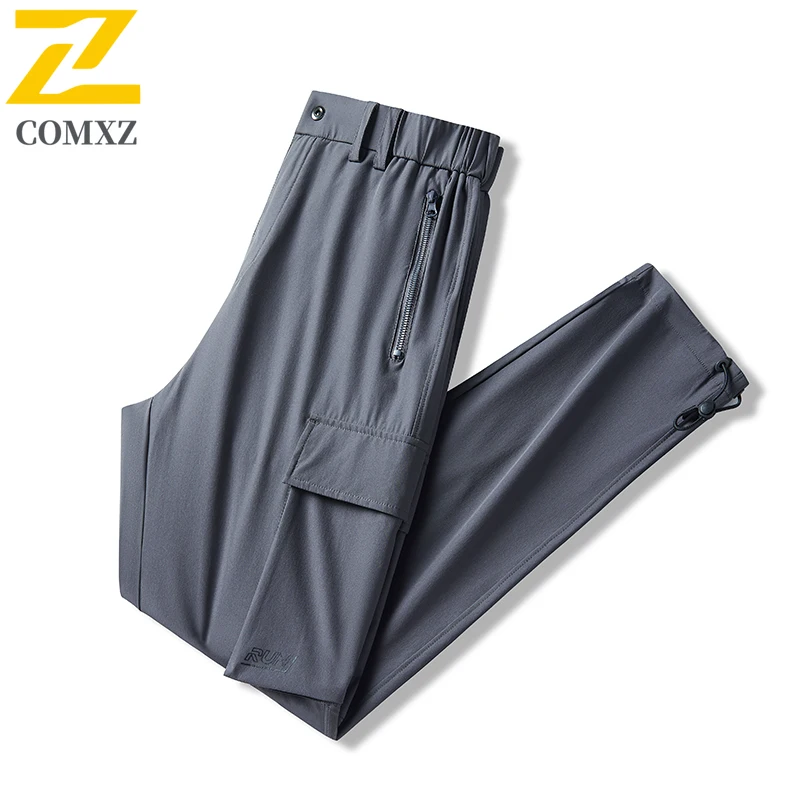 EiAO Men's Summer Ice Silk Pants Quick-Dry  Lightweight Straight Tapered Breathable Water-Resistant Windproof Casual Sports 2025