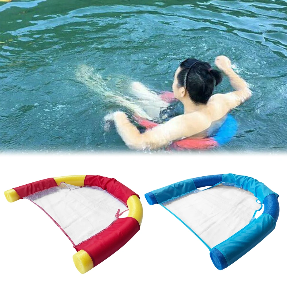 flutuador portátil flexível da piscina da cadeira do macarronete para malha da água