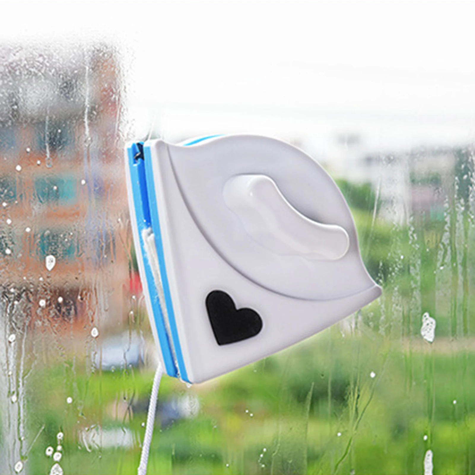 Magnetic Window Cleaner Double Sided Magnetic Glass Wiper Window Cleaner Magnet Glass Wiper
