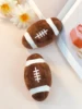 A pet plush toy can be a sound ball-shaped pet training toy interactive play small football pet toys for pet use only 3