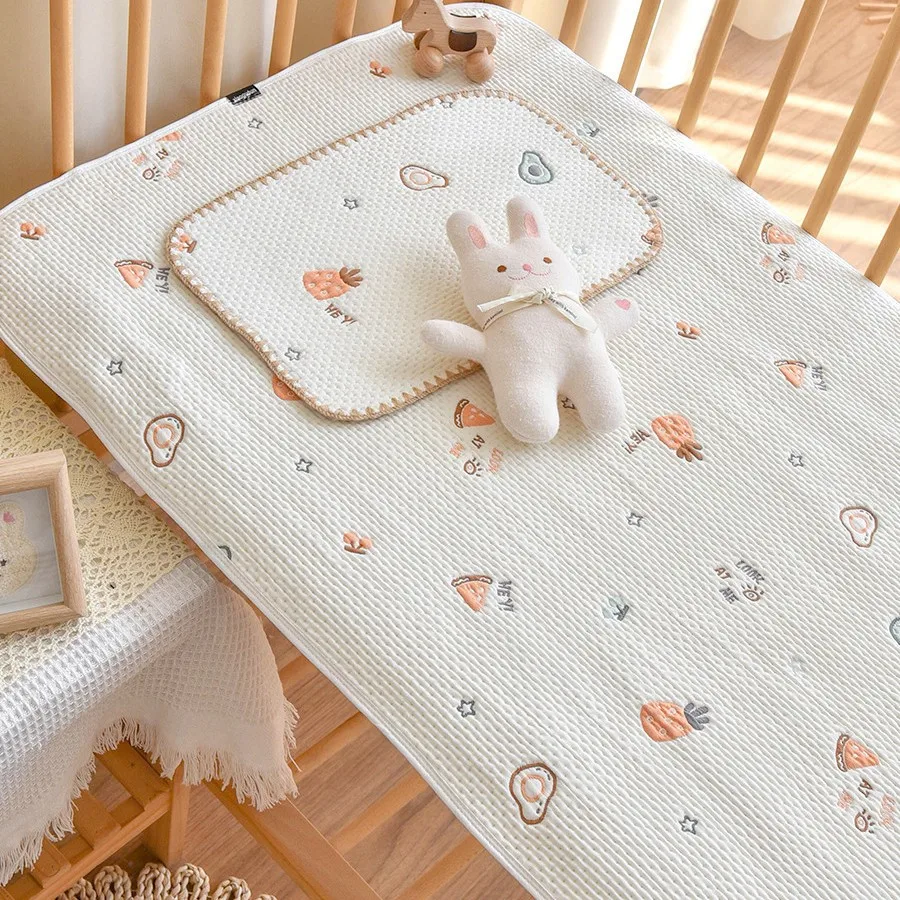 Baby Fitted Sheet Bed Crib Sheet 60x120/70x130 Cotton  Newborn Boys Girls Diaper Mattress Protector Bed Cover CJ189