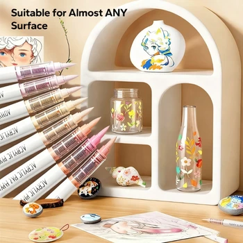 9PCS Acrylic Brush Pen Set 1