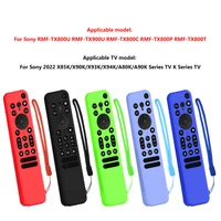 Silicone Remote Control Cover Case Replacement Anti Slip Voice Remote Case with Lanyard for Sony RMF-TX800U TX900U TX800C TX800P 1