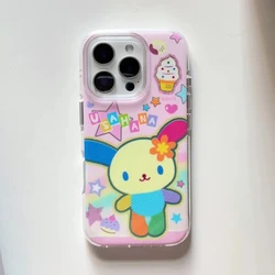 Custodia per telefono con texture Arcobaleno Bunny - Protezione vibrante e durevole