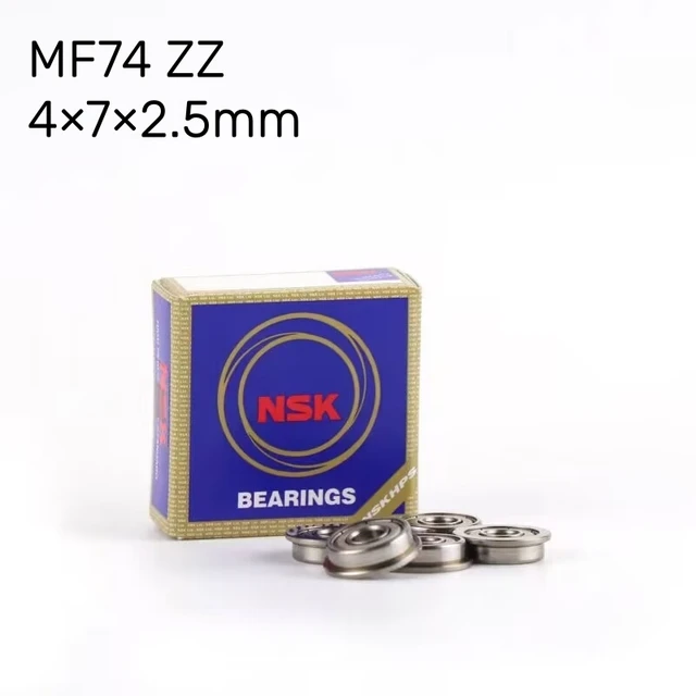 2/5pcs Flange bearing Japan Origin NSK MF74 ZZ Miniature high 