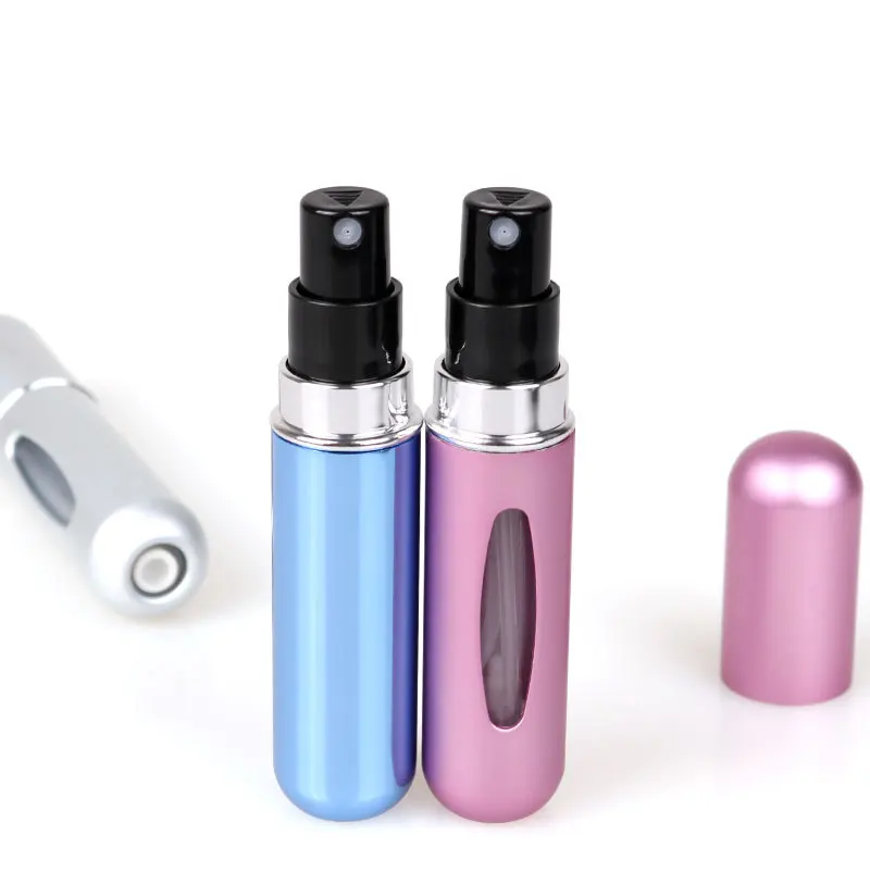 5ml Perfume Atomizer Portable Liquid Container For Cosmetics Traveling Mini Aluminum Spray Alcochol Empty Refillable Bottle perfume atomizer mini perfume atomizer refillable bottle refillable empty bottle refillable cosmetic bottle refillable perfume bottle refillable liquid container refillable spray bottle