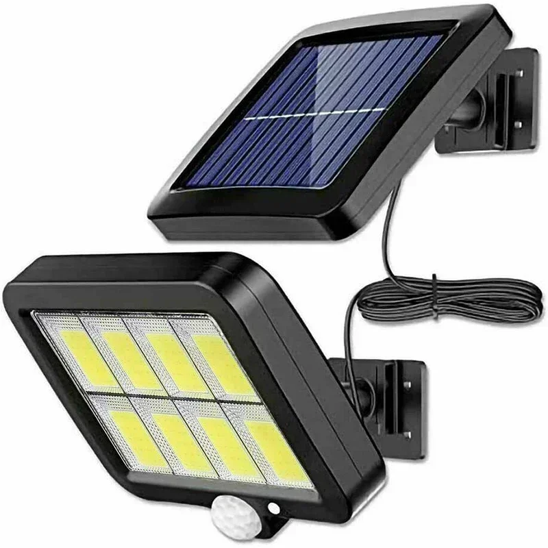 Solar-Powered Motion Sensor Wall Lamp - Waterproof with Adjustable Modes