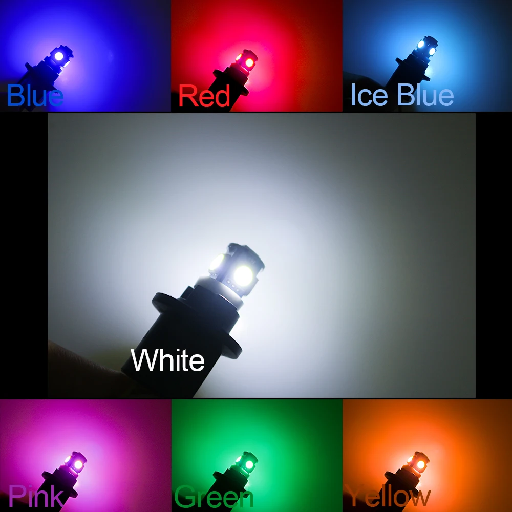 ڵ , T10 100 W5W 5050-5SMD,   ȣ ̵  Ʈũ ȭƮ  ο Ʈ, 12V, , 194 , 