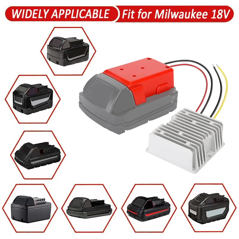 Caricabatterie Einhell Convertore Di Tensione Cc Step Down Per Milwaukee 18V A Einhell Batteria - Foto 9