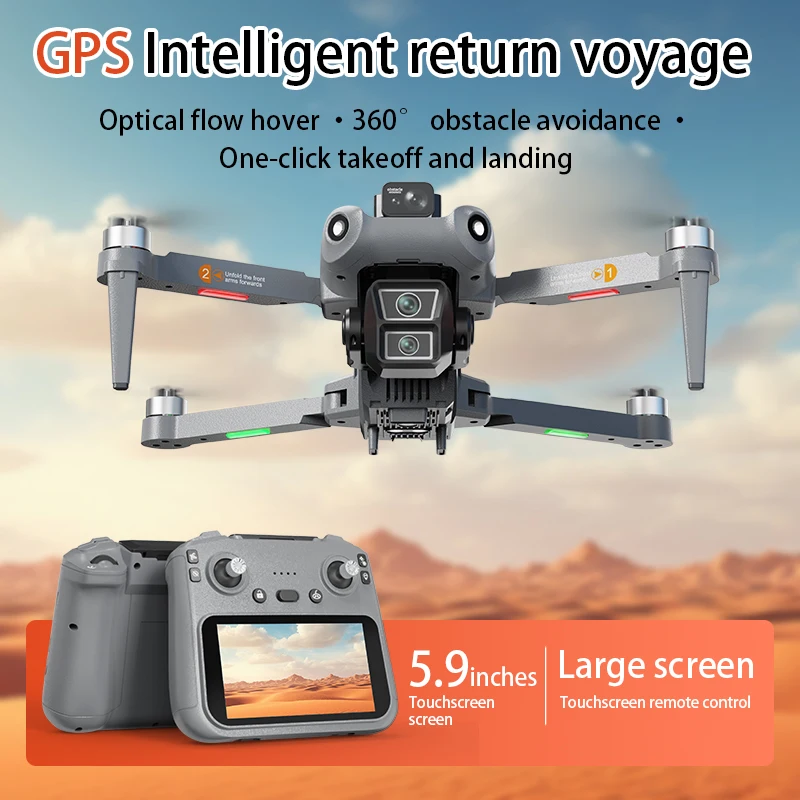 Professional 4K Wide Angle HD Camera Drone with GPS and Wifi