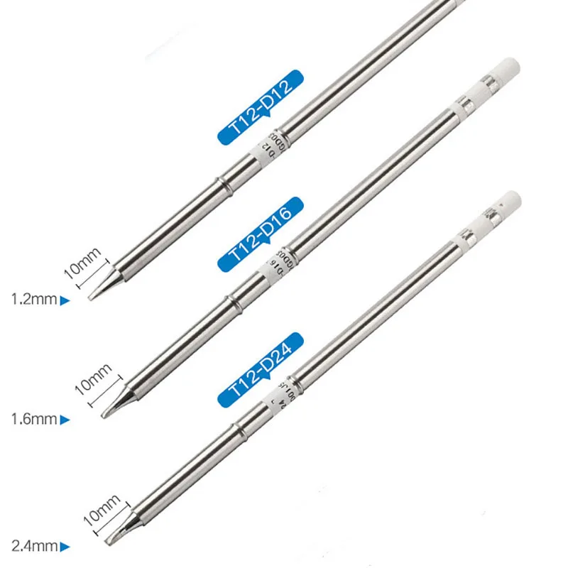 T12 Soldering Iron Tips T12D Series for Hakko FX951 STC AND STM32 OLED Soldering Station Electric