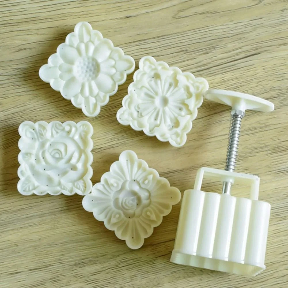 

Форма для торта с цветочным узором Луна инструмент для выпечки ручная прессованная форма для кондитерских изделий пластмассовая традиционная форма для праздника средней осени 75 г