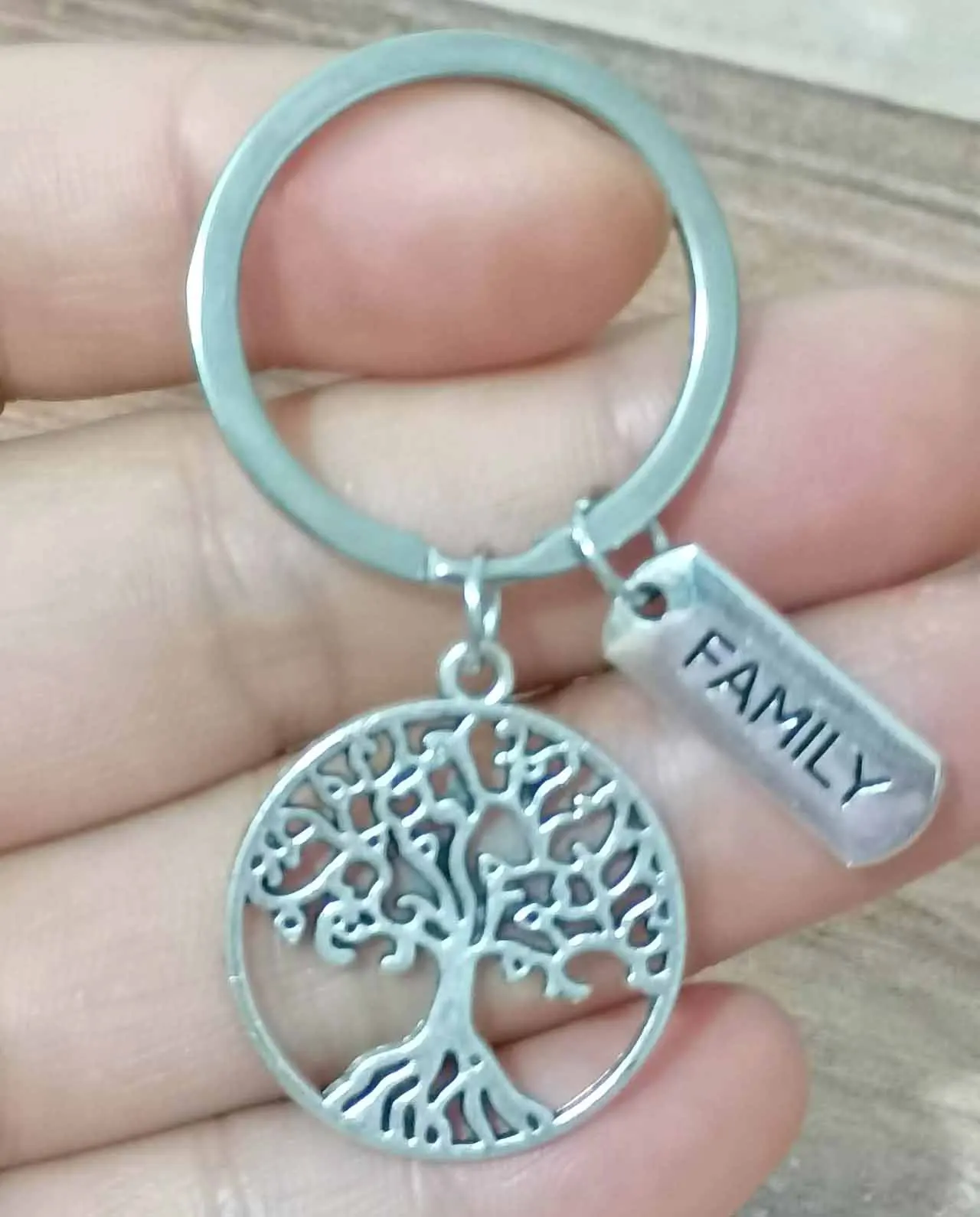 

Happiness Tree Family Tree Family Family Reunion Gift Our Roots Are One Alloy Keychain Gift For Family