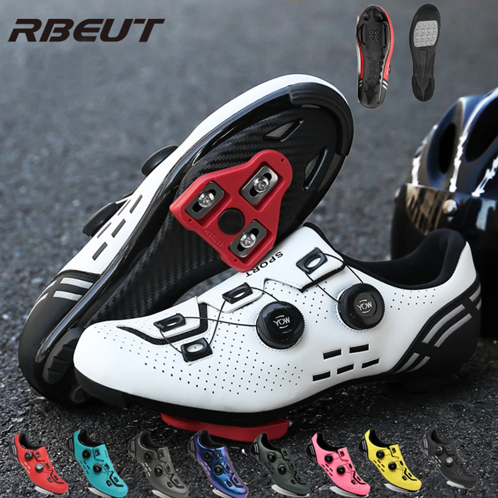 Men Road Bike Cycling Shoes Premium Mountain Bike Shoes Spinning Shoes
