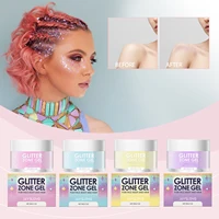 Jaysuing Shimmer Gel Ball Party Carnival Three-dimensional Highlighter Natural Shine Facial and Body Gel Festival Makeup 1