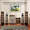 Fosi Audio P4 HiFi Preamplifier: 3 RCA Inputs, EQ/Bypass, Swappable Op-Amps, Treble & Bass Tone Control For Audiophile Systems 2
