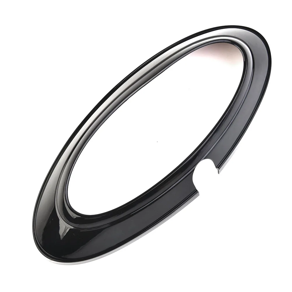 

For Ford F-150 2009-2014 Badge Ring Cover Trim Emblem Decor 1pcs Accessories Black Exterior Parts Rear Vehicle