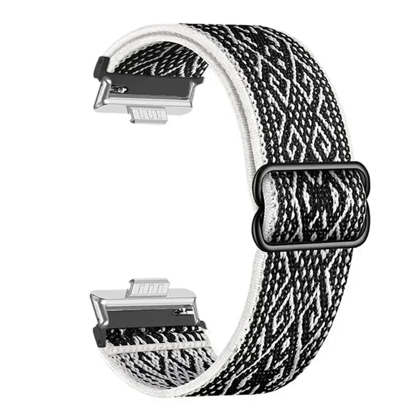 Nylon Loop Elastic Weave Bracelet Strap
