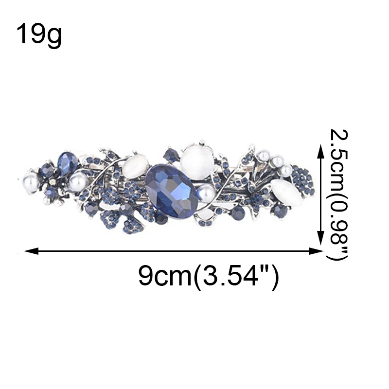 Neue modische Kristall-Blumen-Haarnadeln für Damen, Frauen, Mädchen, Haarspangen, eleganter Schmuck, Braut-Haarspangen AE010 – Detail 2