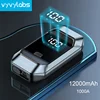 Vyvylabs 12000mAh Car Jump Starter Power Bank 1000A Starting Device Booster Auto Vehicle Emergency Battery For 12V Car Powerbank 1