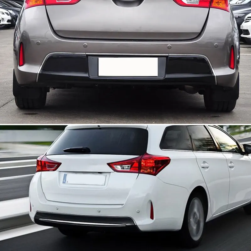 E9 후면 반사경 반사 필름 반사 스트립 for Toyota Auris 2012-2015 81920-02090 81920-12140 레드 렌즈 자동차 액세서리