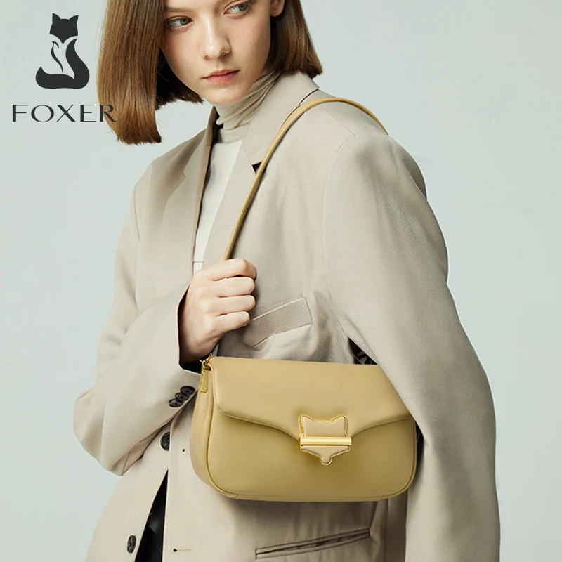 Foxer Definy Women Leather Premium Shoulder Bag