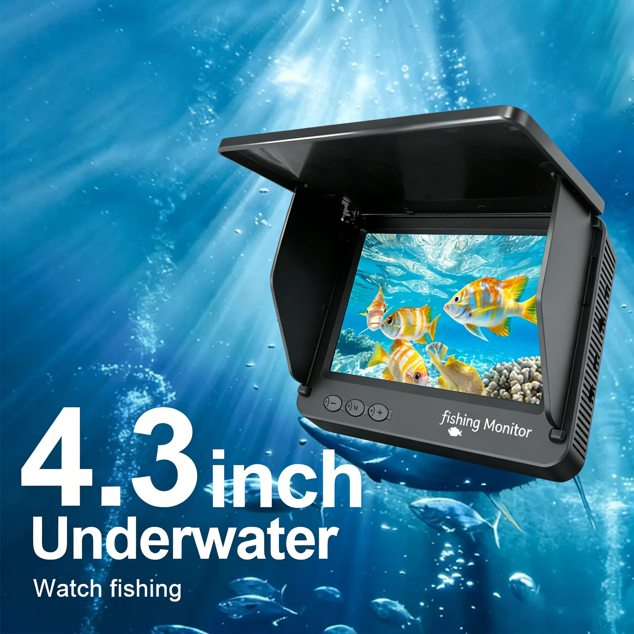 Caméra de pêche sous-marine HD 1080P avec éclairage infrarouge pour pêche sur glace - 15m et 30m