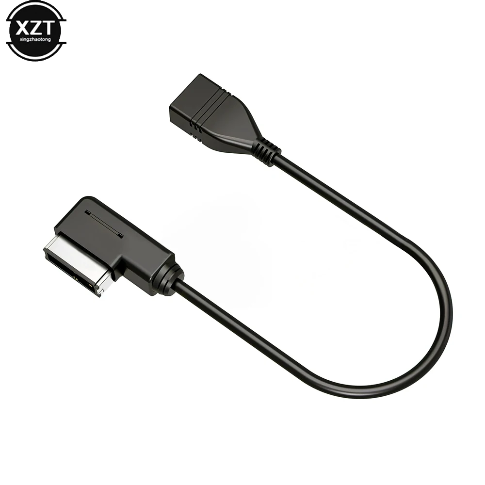 1PC Universal USB AUX Cable Music MDI MMI AMI to USB Female Interface Audio AUX Adapter Data Wire For AUDI For VW usb aux adapter
