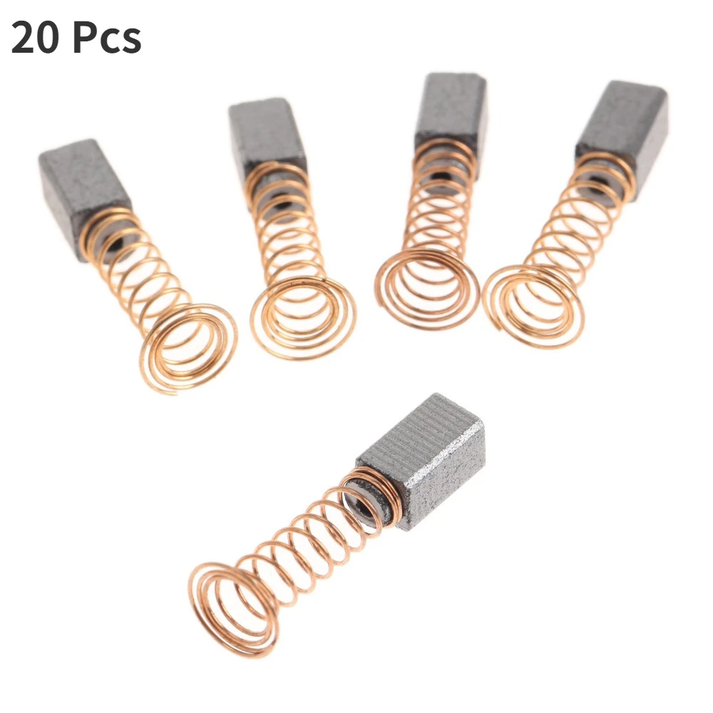 20 шт., карбоновая щетка для дрели, 5 х5х8 мм