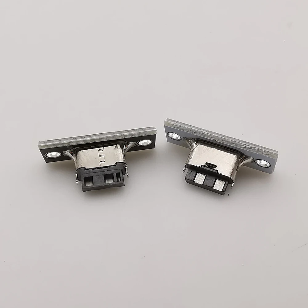 40Sets USB 3,1 Jack Typ C Stecker Buchse Mit Schraube Befestigungs Platte Typ-C USB Jack 2Pin 4Pin 6Pin Weibliche Lade Port – Detail 8