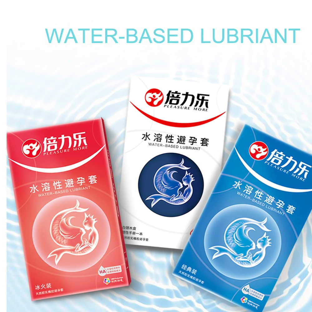 22PCS Condom Water-soluble Vaginal Stimulation Condoms For Men Extra Sensitive Safe Adult Penis Sleeve Latex Rubber Sex Products