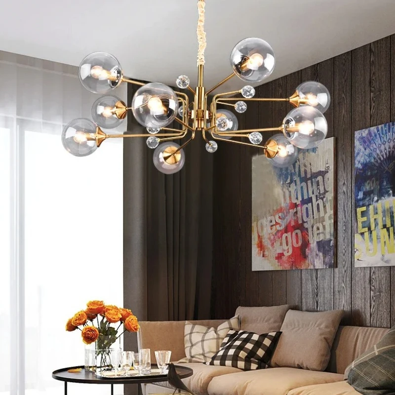 Modern Glass LED Pendant Light Fixture 5