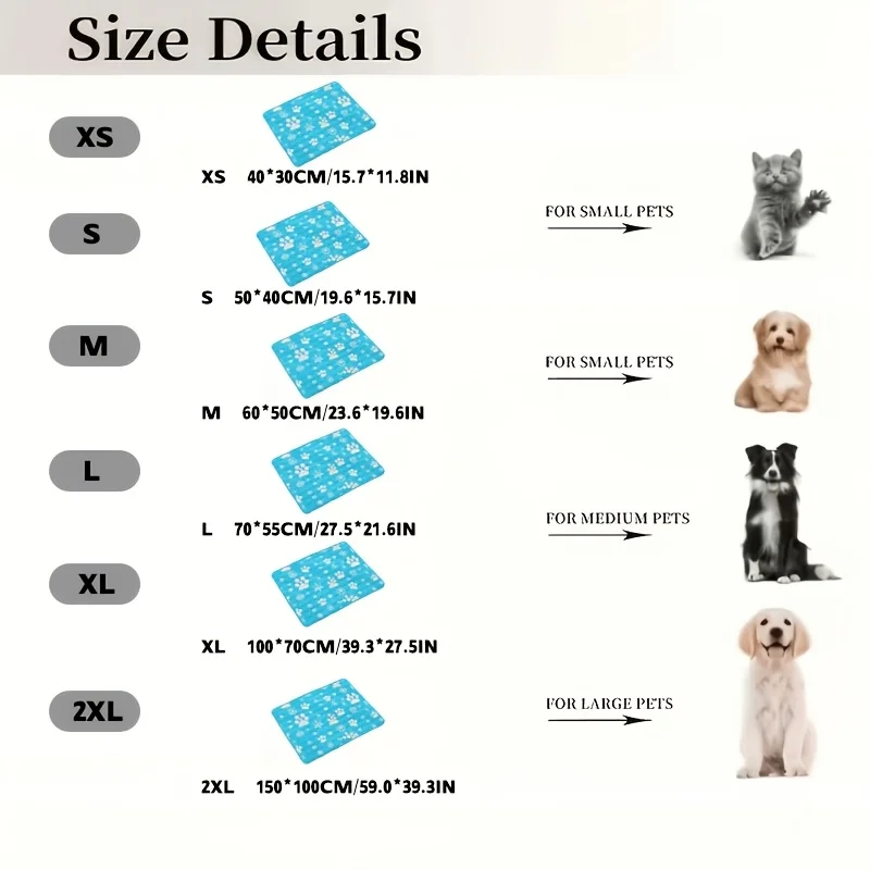 Kühlmatte Für Hunde Rutschfest Waschbar Eis-kühlmatte Haustier_voghion.com