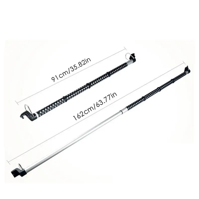 auto Drying Rod car Trunk Clothes Drying Rack Telescopic Clothes Rod Trunk Hanger Rod Laundry Rack Rod Holder For Car Truck RV