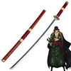 41inch Cosplay Roronoa Zoro Three-knife Ghost Cut Ver Weapon Prop Sandai Kitetsu Katana Sauron 104cm Wood Sword 1