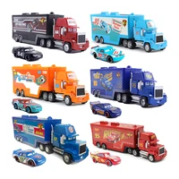 Disney Pixar Cars Trucks Mack Truck Lightning McQueen Racing Toy 1/55 Ratio Die Casting Ramirez Model Boy And Girl Birthday Gift 1