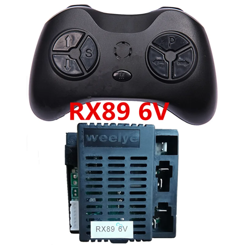 RX89 6V 2.4G BluetoothKids Power Ride on Car Remote Control and Receiver Accessories sleeplion dc 6v 9v 12v 24v 1ch micro relay remote control switch 6v 36v mini small receiver power on off module 315mhz