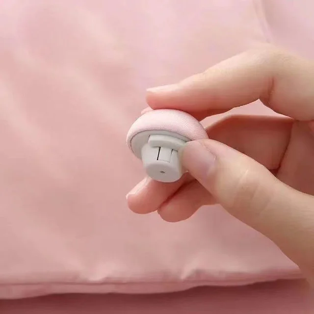 10 Darabos Ágynemű Takarócsipeszes Ruhák Csapok Burkolatok Gomba Rögzítőhorgoló Tartó Paplan Állvány Csúszásálló Északi Klipek - Image 5